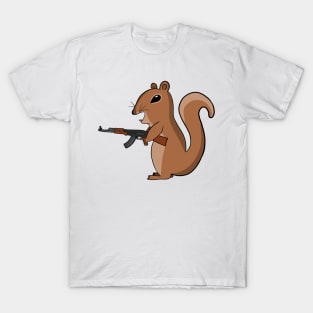 Squirrel holding an ak-47 T-Shirt